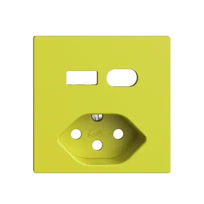 Kit de montage Feller EDIZIOdue pour prise USB type A+C + type 13 lemon 