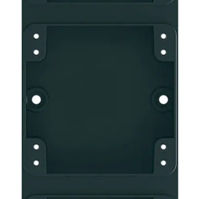 Intestazione AP Hager robusto 3×1 verticale 86×276mm nero 