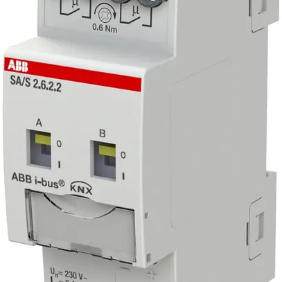 Actionneur-commutateur KNX AMD ABB SA/S2.6.2.2, 2-fois, 6A 