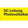 Warnaufkleber Swissolar "DC-Leitung Photovoltaikanlage" Deutsch 