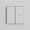 Stazione secondaria 1K/2T per interruttore scena Edue Wiser grigio chiaro 