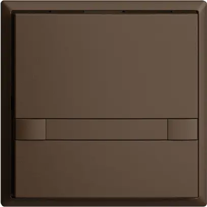 Pulsante INC KNX 1×EDIZIOdue colore coffee RGB senza LED con inserto carta 