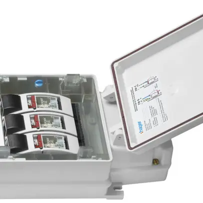 Hausanschlusskasten weber.hse160 160A ein/ab Briden Cu/Al 