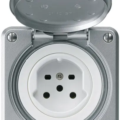 Presa INC HA robusto tipo 15 con morsetti a innesto con coperchio alluminio 