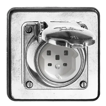 Presa INC bagnata T25 16A, Al natura 