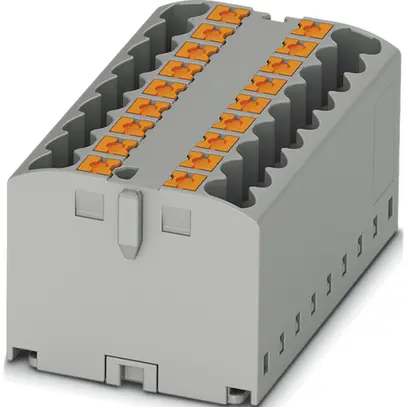 Bloc répartiteur Phoenix Contact PTFIX 6×2.5mm² p.adaptateur de barre, orange 