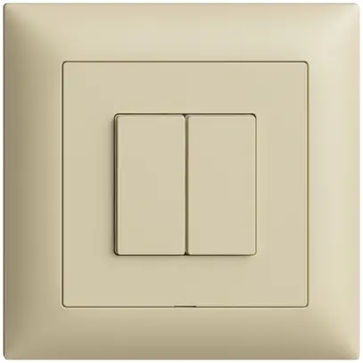 Stazione secondaria per interruttore INC 2c/2t WLAN Edue Wiser vanille 