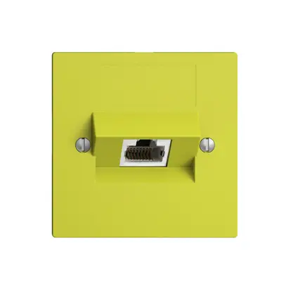 Prise ENC 1×RJ45/s 4P ITplus EDIZIOdue lemon 
