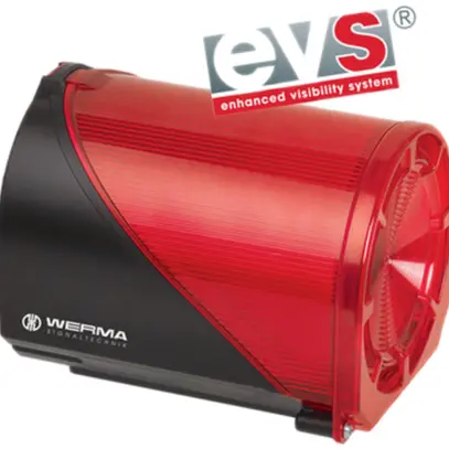 Sirène LED WERMA 444 24VAC/DC rouge 