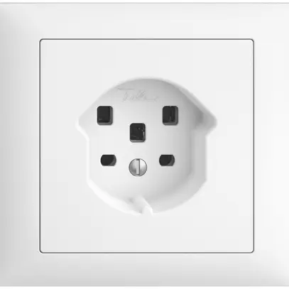 Prise INC EDIZIOdue T25 16A blanc, avec bornes enf. 