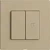 Interrupteur 1K/2T scène WLAN Edue Wiser sand 