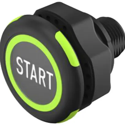 Pulsante capacitivo EAO 84 1NO 8.4…32V Ø22.5mm LED verde/rosso START 