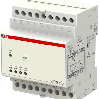 Module d'extension AMD ABB DY365 4CE pour interrupteur horaire DY365 