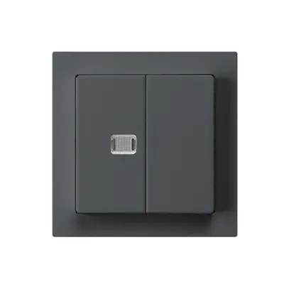 Kit frontale kallysto antracite con 1 lente 60×60mm 