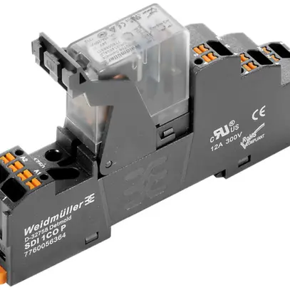 Interface relais WM 24VDC LED vt diode d.prot. 1 contact inv. 250VAC 10A PUSHIN 