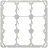 Befestigungsplatte Hager Gr.3×3 197×197mm 