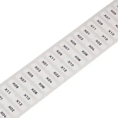 Rollo d'etichetta WAGO 6×15mm jn 3000 pezz./bobine virgine 
