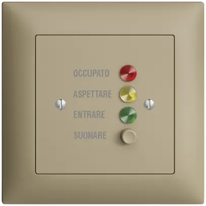 Station de porte ENC EDIZIOdue pour signaux d'appel, sand 