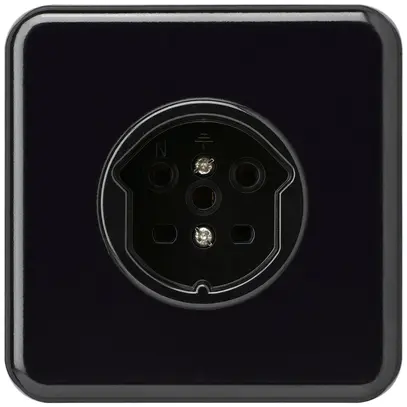 Prise ENC basico T15 noir 