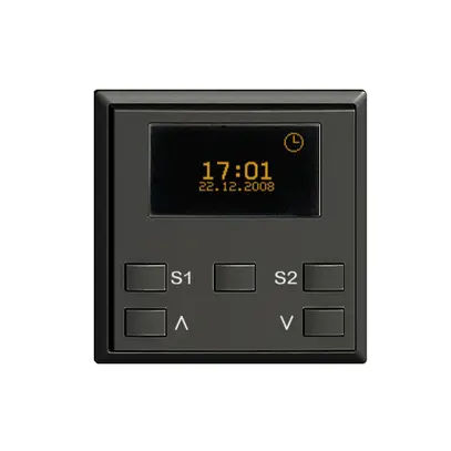 Frontset Astrozeitschaltuhr Motor 2T ZEP EDIZIOdue schwarz 