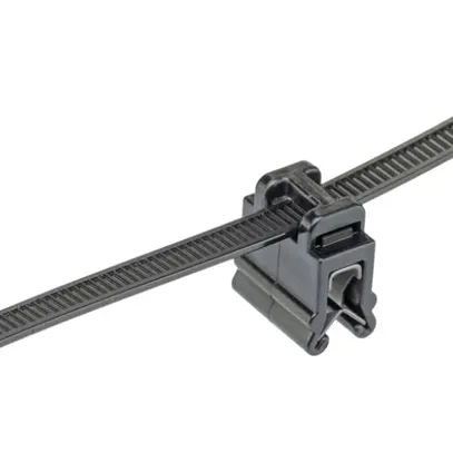 Clip di bordo PAN c.fascetta PLT2S-300 fissaggio bordo 0.7…3mm parallelo 