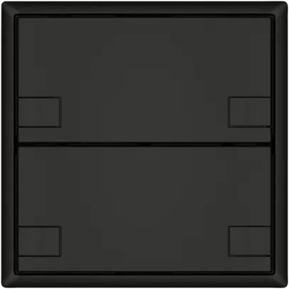 Pulsante KNX RGB EDIZIO.liv SNAPFIX® sensore temp.s.LED 2× com.2T ne 