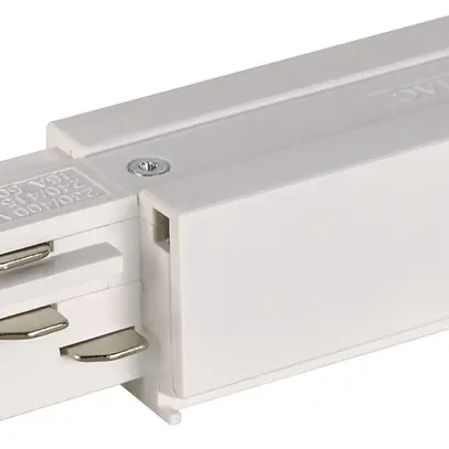 Alimentazione laterale SLV per binario cond.AP EUTRAC 3f, PE a destra, bianco 