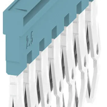 Connessione trasversale Weidmüller ZQV 2.5N/7 BL inserito 7L 5.1mm 24A bl 