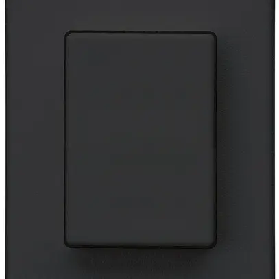 Poussoir INC Hager FLF 10A/250V 0/2L noir 