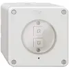 Poussoir scène AP 2 scènes vertical/2T NEVO Wiser blanc 