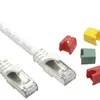 Câble patch RJ45 Ceconet Round, cat.6A S/FTP, rond, codable, blanc, 25m 