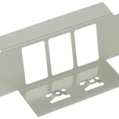 Plaque de montage Woertz avec 3 ouverture FLF 