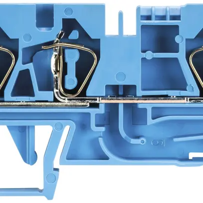 Durchgangs-Reihenklemme WKFN 0.13…6mm² 32A 800V 3×Federz.1 Et.Hutsch.TH35 hbl 