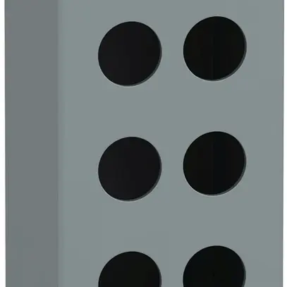 Boîtier AP Schneider Electric 80×175×51.5mm bleu 6 alésages 