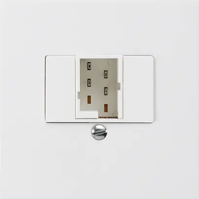 Inserto per presa di raccordo kallysto 1×TT83 bianco 