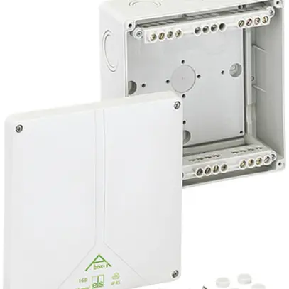 Scatola derivazione AP 16mm² Abox-i 160, 180×180×91mm, IP65 