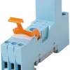 Socle à ficher ComatReleco S12, 8 pôles, pour relais C12 