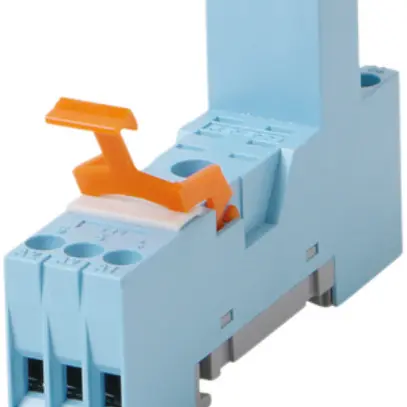 Socle à ficher ComatReleco S12, 8 pôles, pour relais C12 