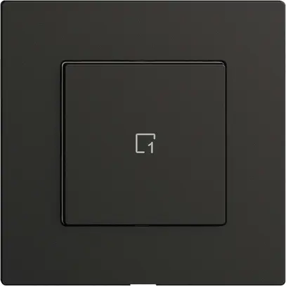 Bedienaufsatz zu Szenentaster 1 Szene/1T Edue Wiser schwarz 