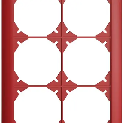 Cadre de recouvrement EDIZIOdue 2×3 berry 