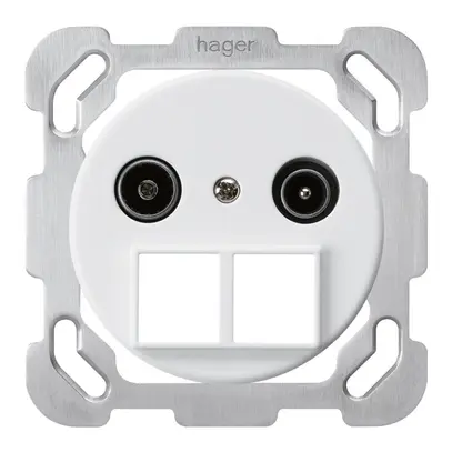 Presa d'antenna INC TV-R HMS basico B 14dB bianco 