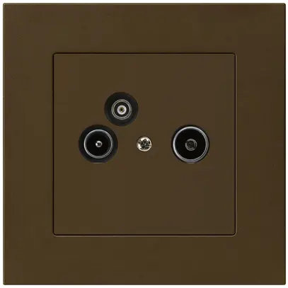 UP-Antennendose R/TV-Daten kallysto.pro 19dB braun 