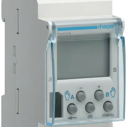 Interruttore orario INS Tebis TXA023 KNX 2 canali DCF77 