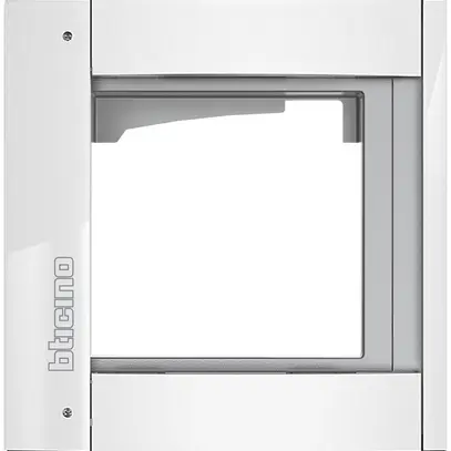 Telaio di copertura+supporto Sfera per 1 modulo bianco 