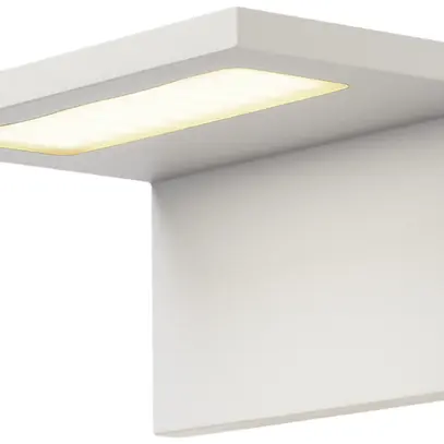 LED-Wandleuchte SLV ANGOLUX WALL, 6W 700lm 3000K IP44 weiss 