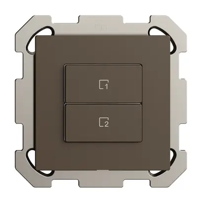 UP-Szenentaster 2 Szenen vertikal/2T Edue Wiser coffee 