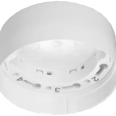 Zoccolo di montaggio BSW 143A, per montaggio a soffitto IP42, bianco 