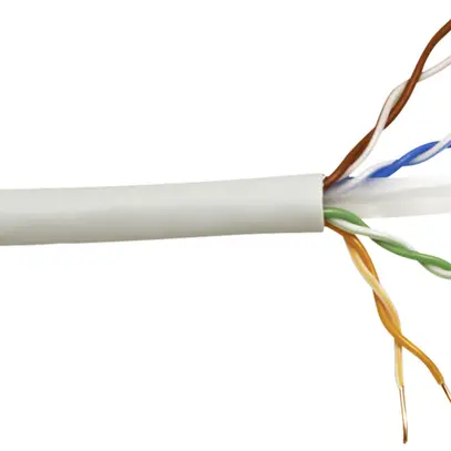 Cavo informatico Roline Solid cat.6A UTP 4P AWG23 500MHz LSZH Eca grigio 300m 