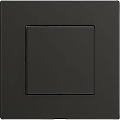 Station secondaire 1K/1T pour interrupteur Edue Wiser noir 