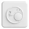 Kit frontal 90×90mm STANDARDdue blanc pour thermostat d'ambiance 